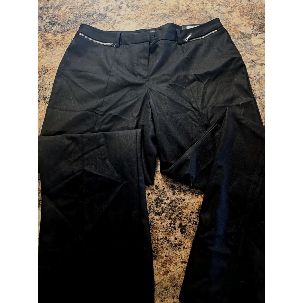 Wentworth.Worthington. Modern Fit.  Size 12.  Dress Pants Black Straight Leg.